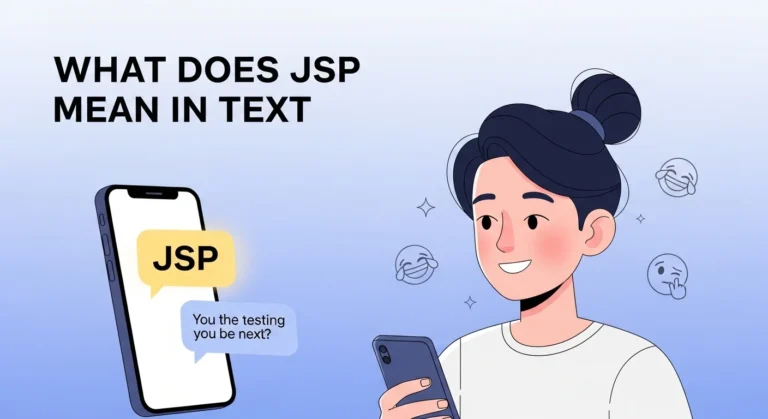 What Does JSP Mean in Text