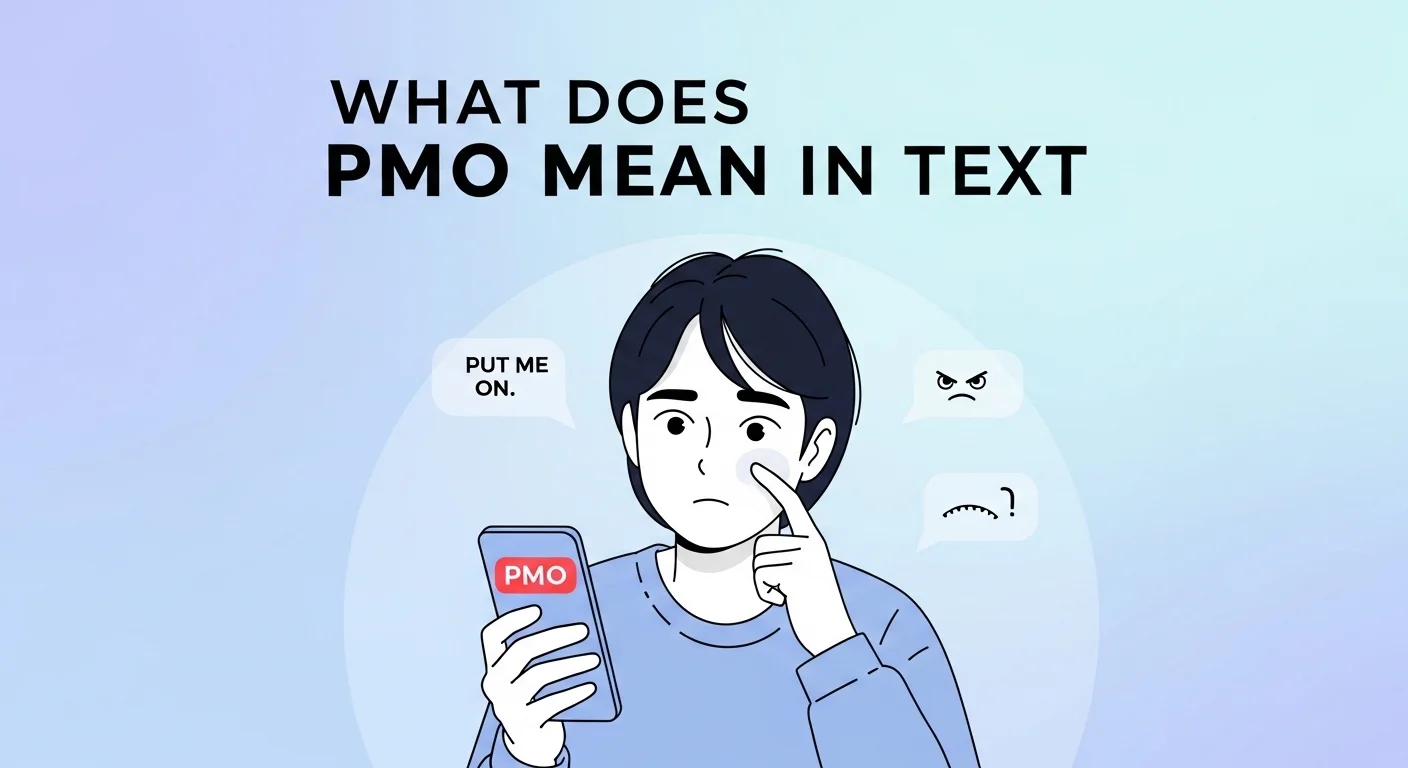 What Does PMO Mean in Text