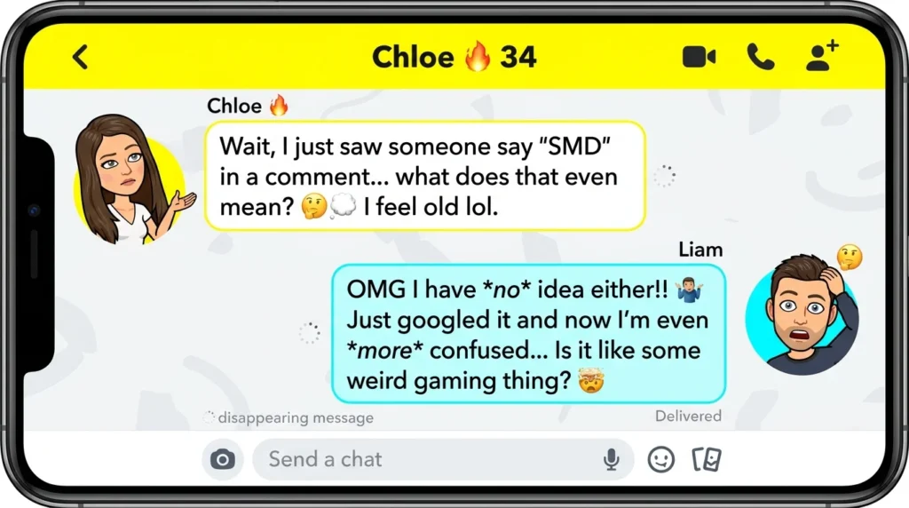 What Does SMD Mean on Snapchat?