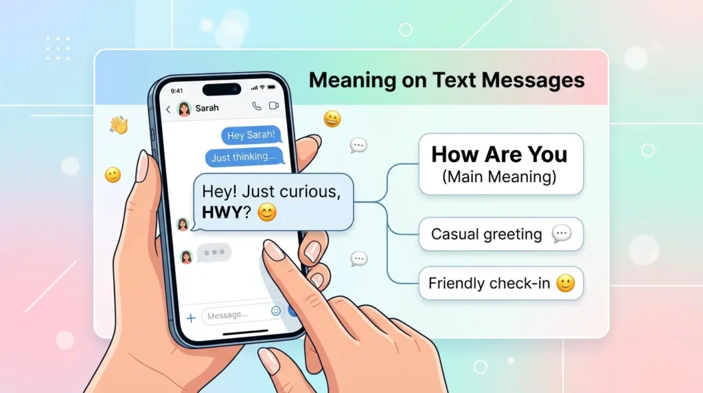 Meaning of HWY in Text