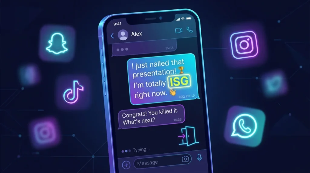 Meaning of ISG in Text