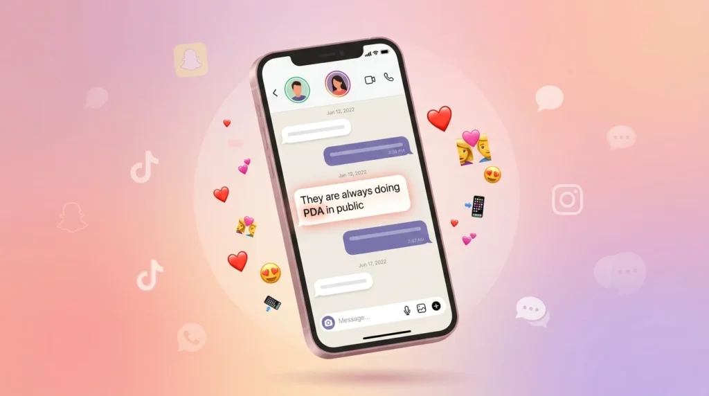 Meaning of PDA in Text