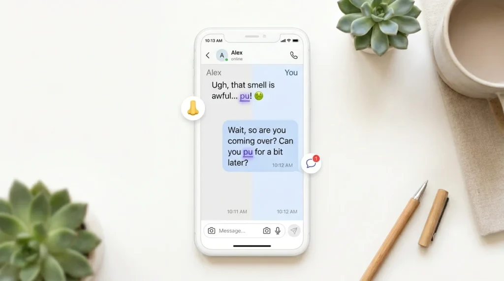 Meaning of PU in Text