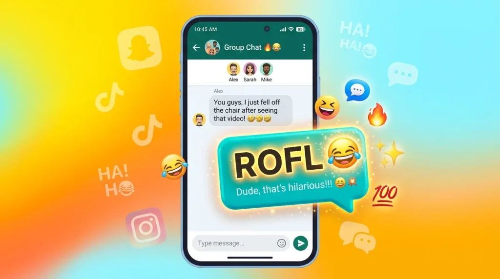 Meaning of ROFL in Text