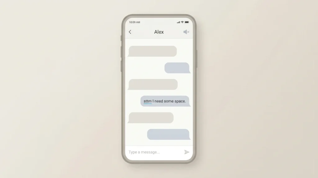 Meaning of STTM in Text