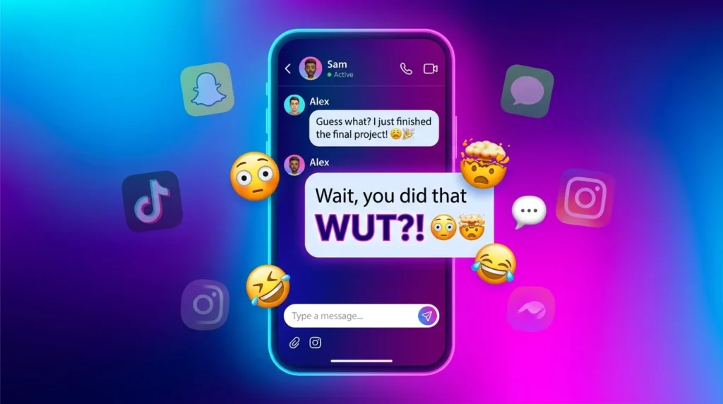 Meaning of WUT in Text
