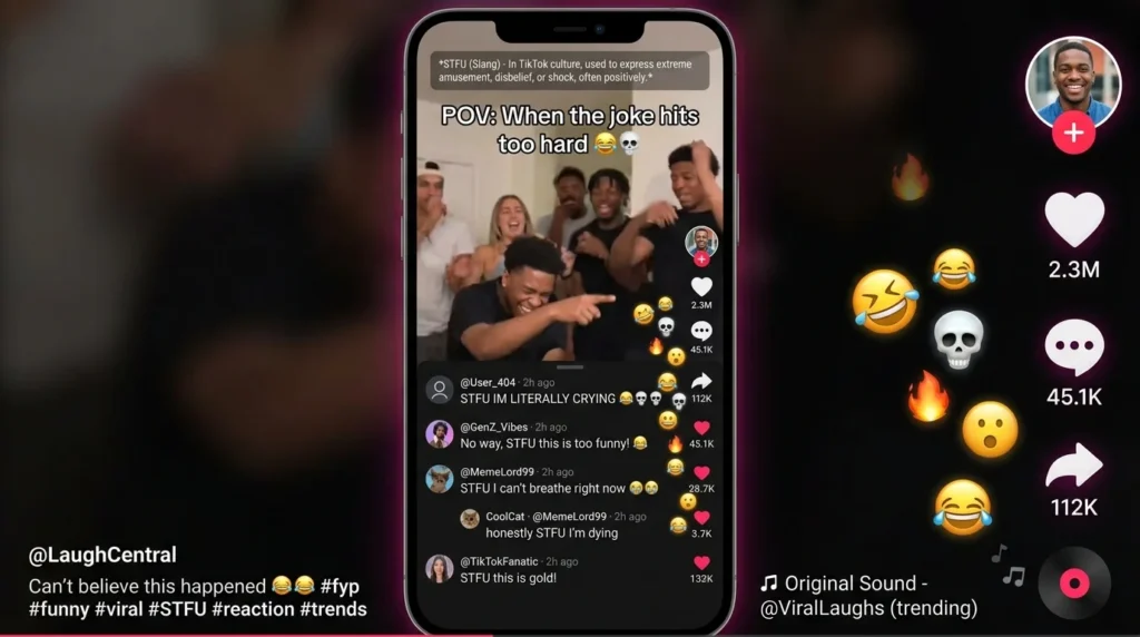 What Does STFU Mean on TikTok?