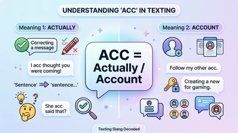What Does ACC Mean in Text