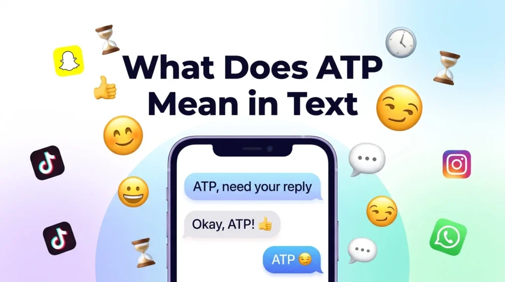 What Does ATP Mean in Text