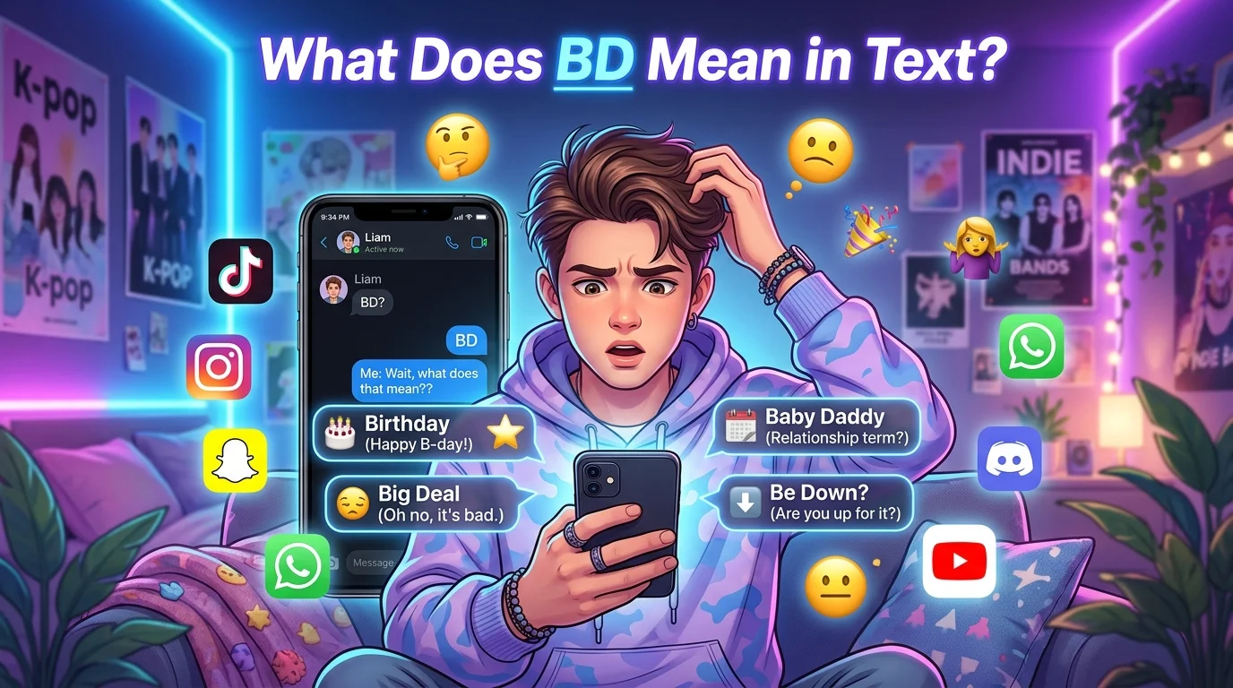 What Does BD Mean in Text