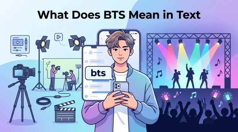 What Does BTS Mean in Text