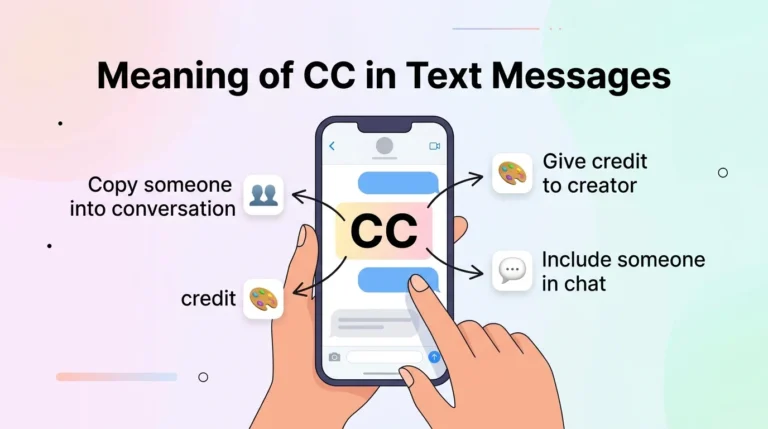 What Does CC Mean in Text