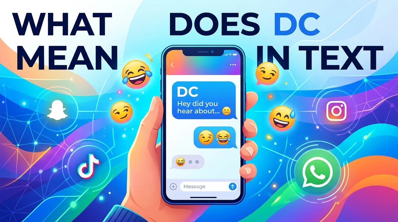 What Does DC Mean in Text