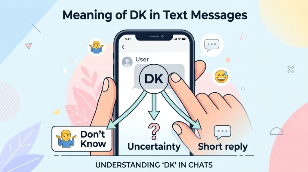 What Does DK Mean in Text