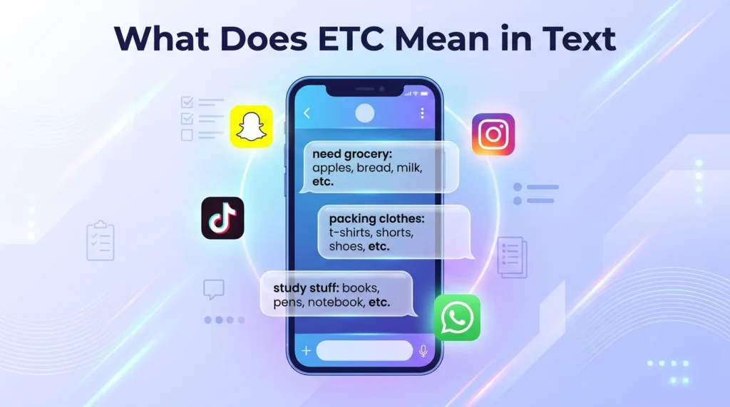 What Does ETC Mean in Text
