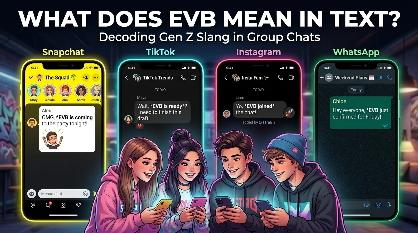 What Does EVB Mean in Text