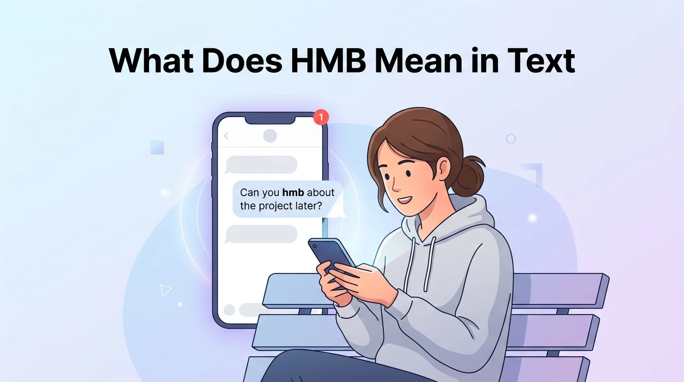 What Does HMB Mean in Text