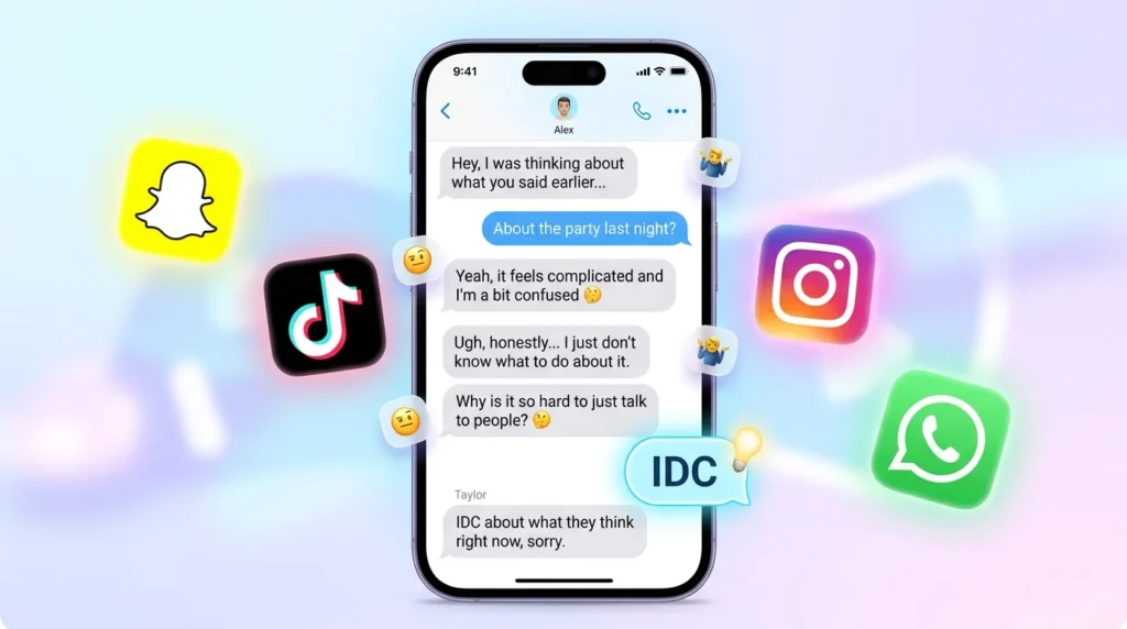 What Does IDC Mean on Snapchat?