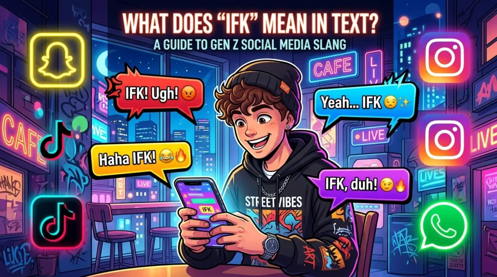 What Does IFK Mean in Text