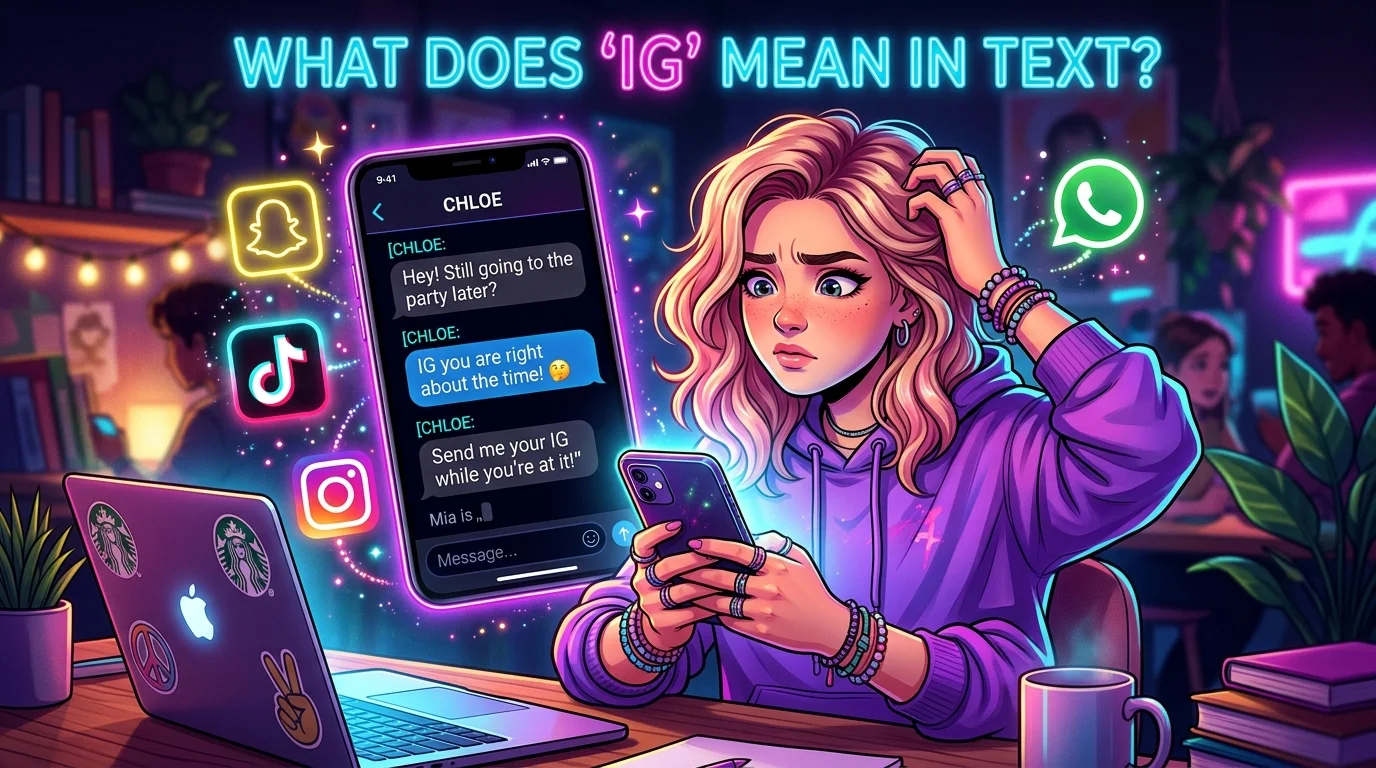 What Does IG Mean in Text?