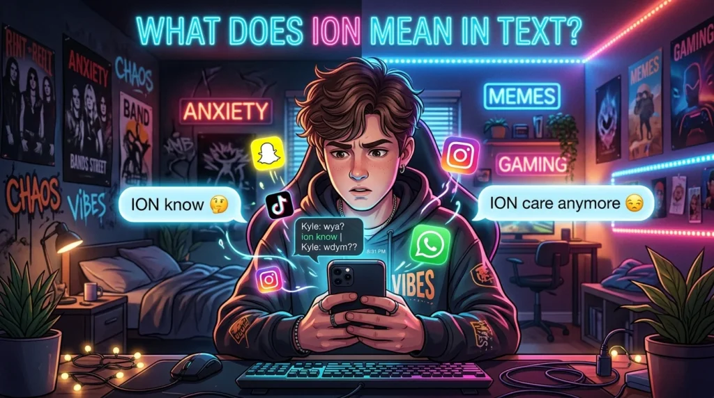What Does ION Mean in Text