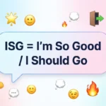 What Does ISG Mean in Text