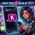 What Does K Mean in Text
