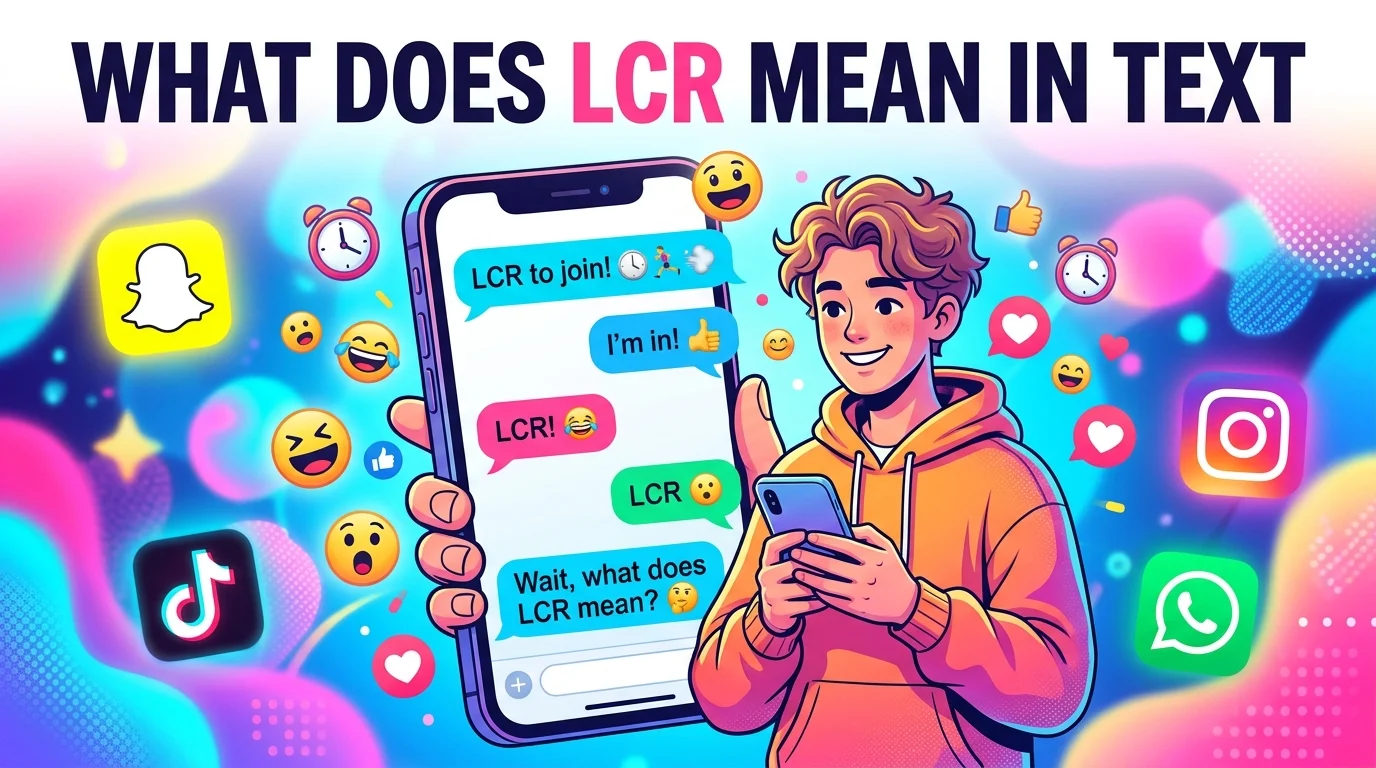 What Does LCR Mean in Text