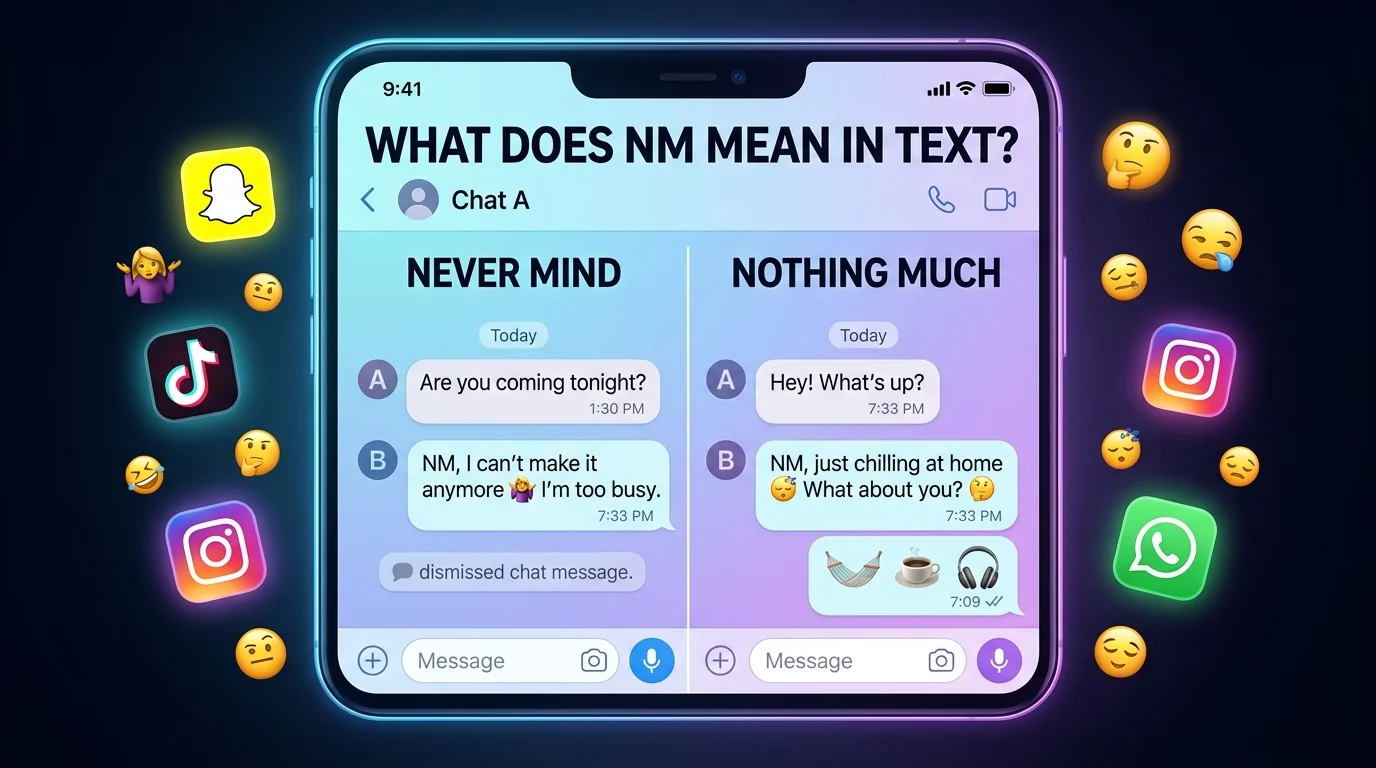 What Does NM Mean in Text