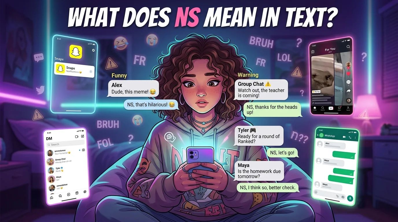 What Does NS Mean in Text
