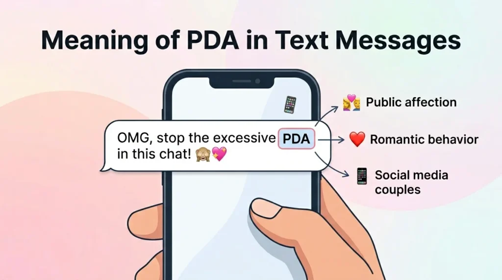 What Does PDA Mean in Text