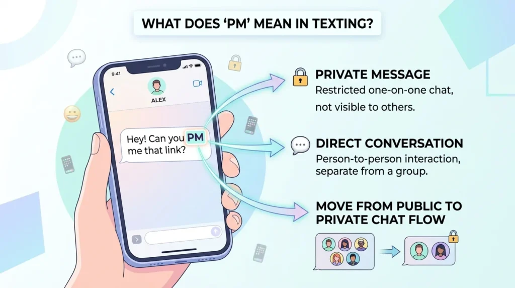 What Does PM Mean in Text