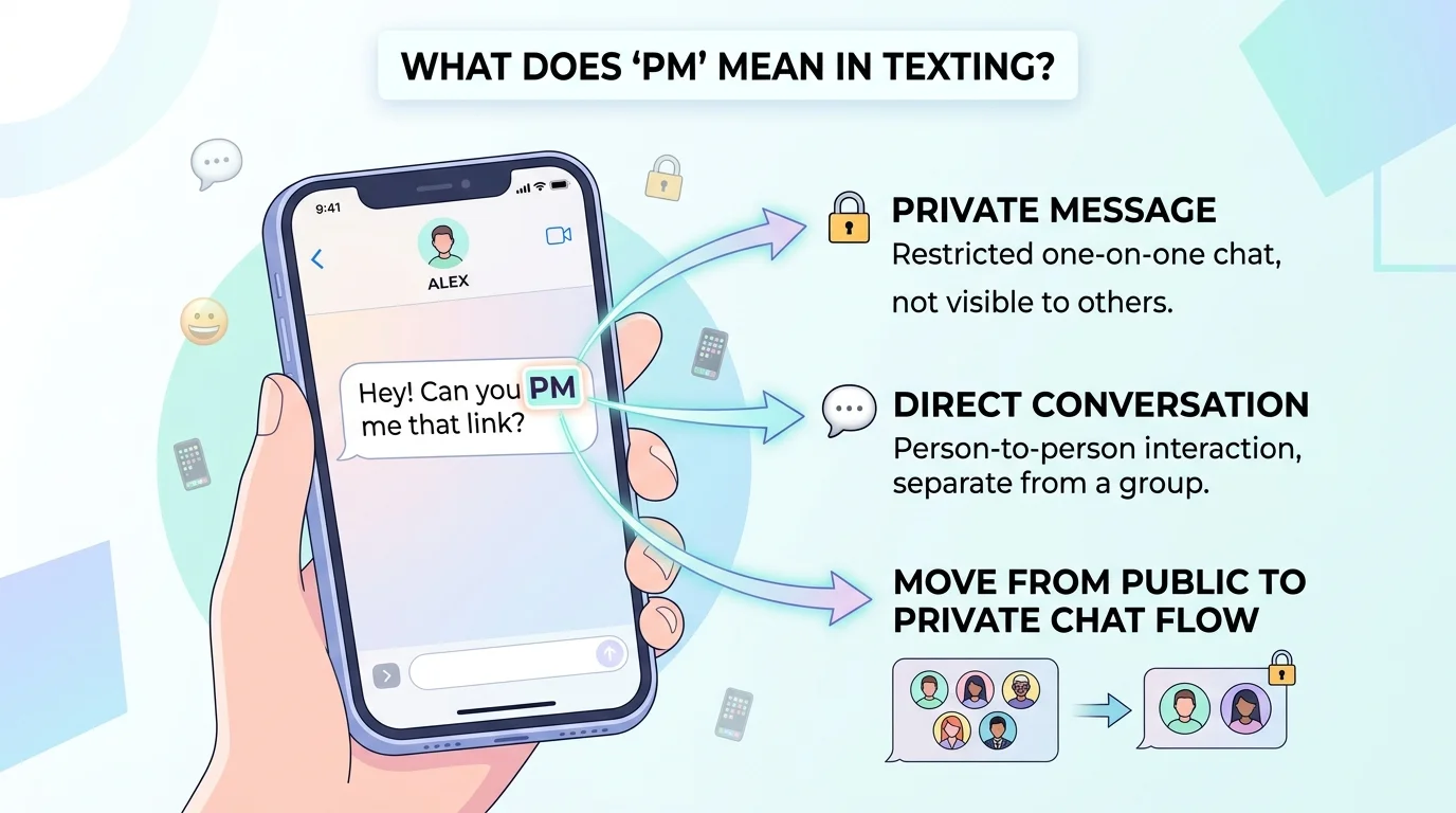 What Does PM Mean in Text