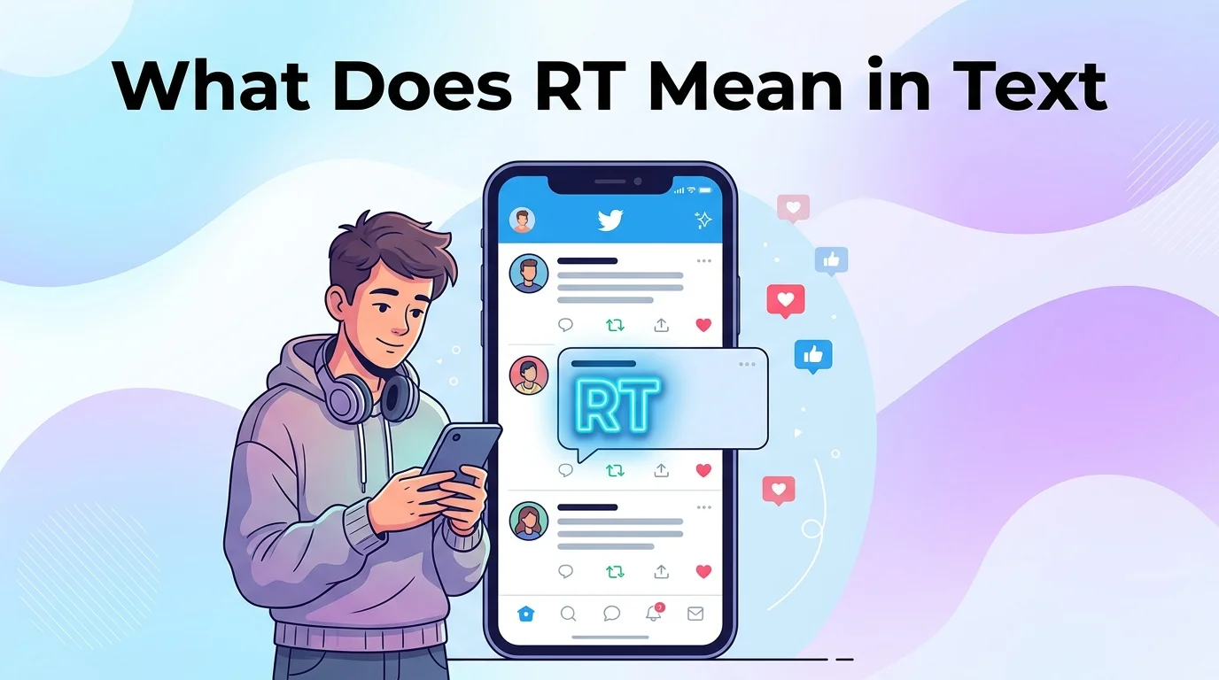 What Does RT Mean in Text
