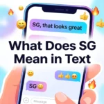 What Does SG Mean in Text