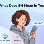What Does SN Mean in Text