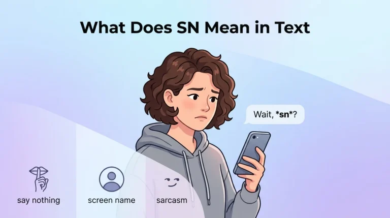 What Does SN Mean in Text