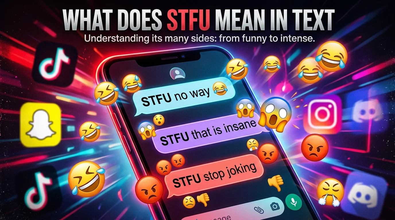 What Does STFU Mean in Text
