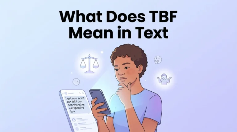 What Does TBF Mean in Text