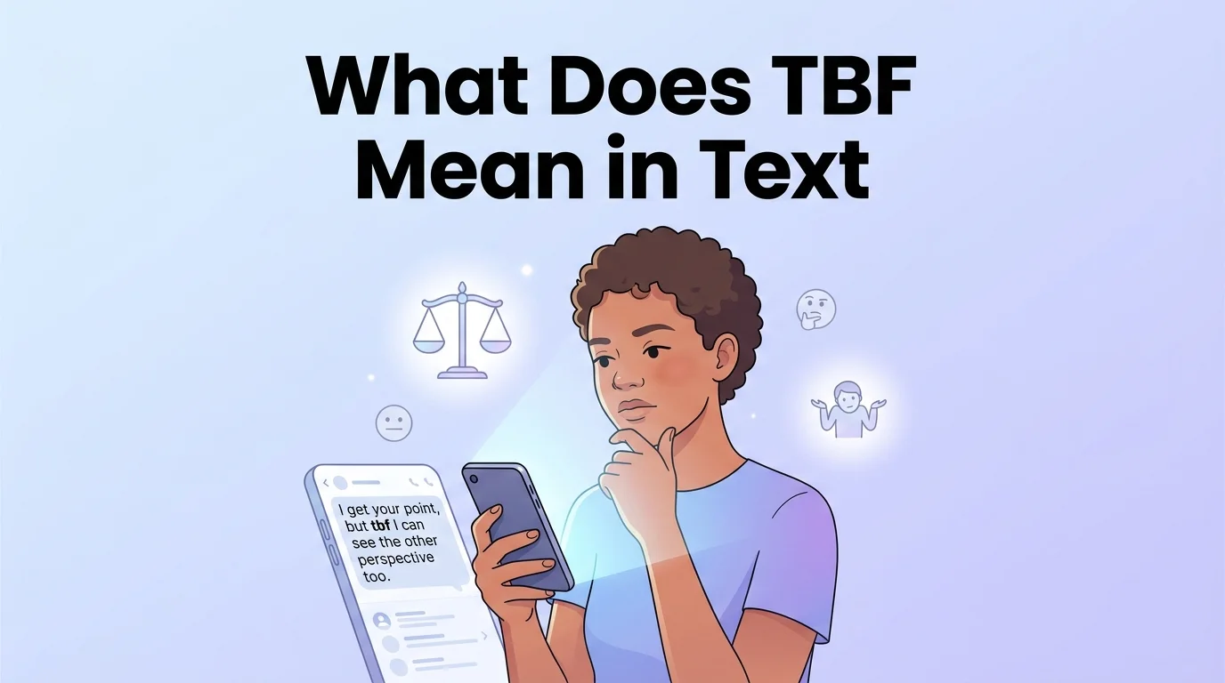 What Does TBF Mean in Text