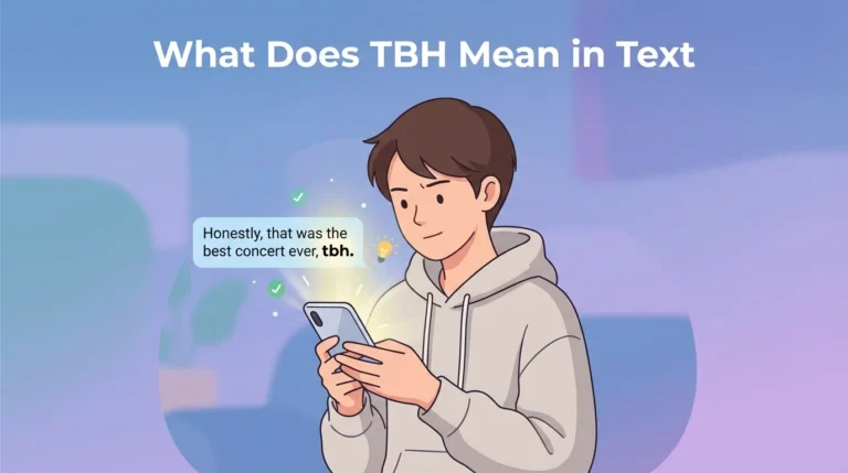 What Does TBH Mean in Text