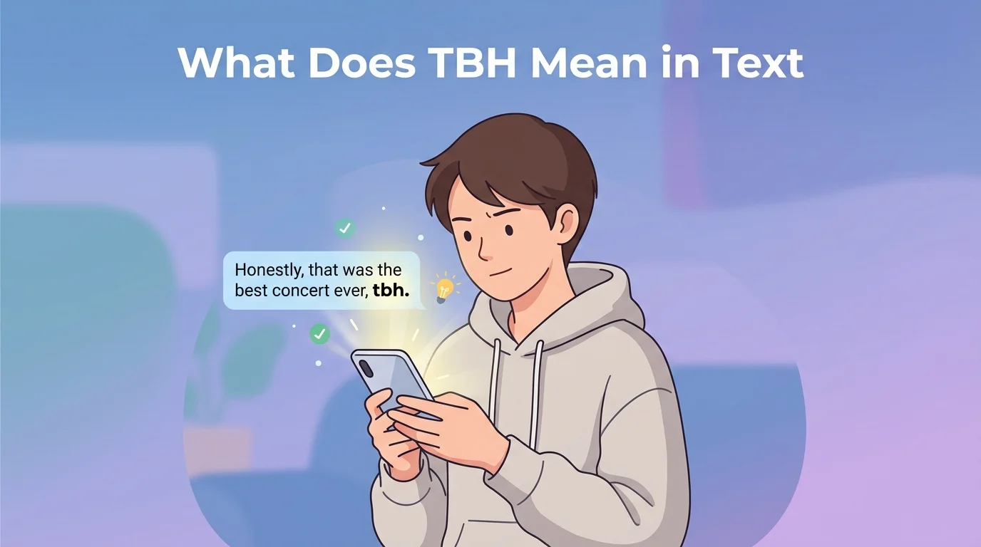 What Does TBH Mean in Text