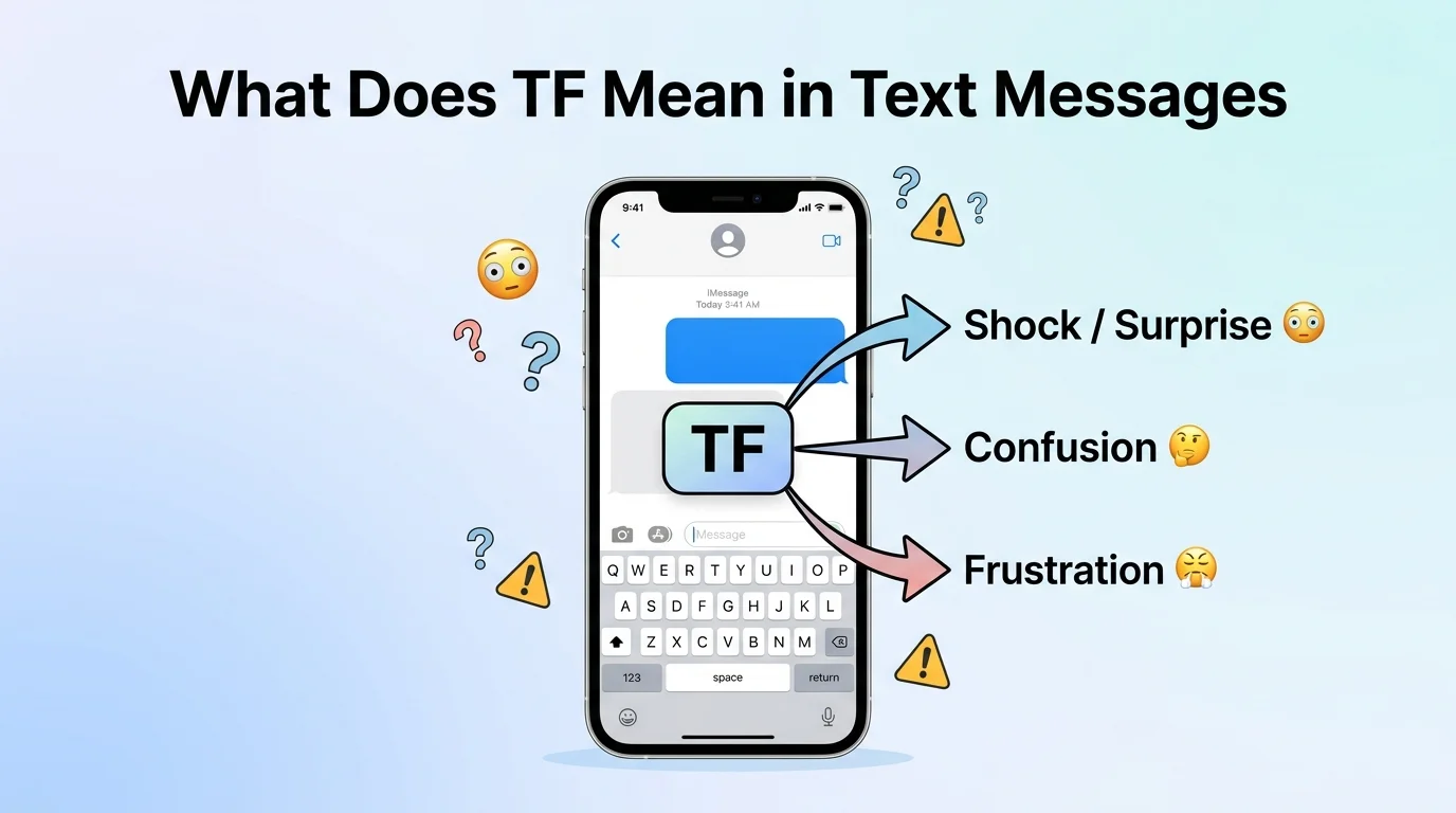 What Does TF Mean in Text
