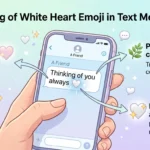 What Does White Heart Mean in Text