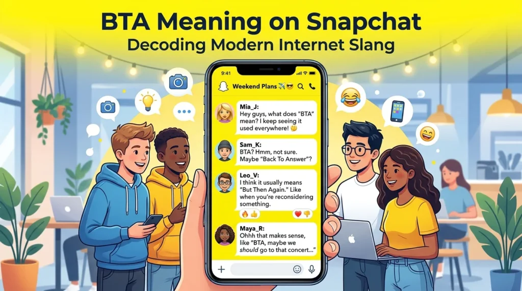 What Does BTA Mean on Snapchat?