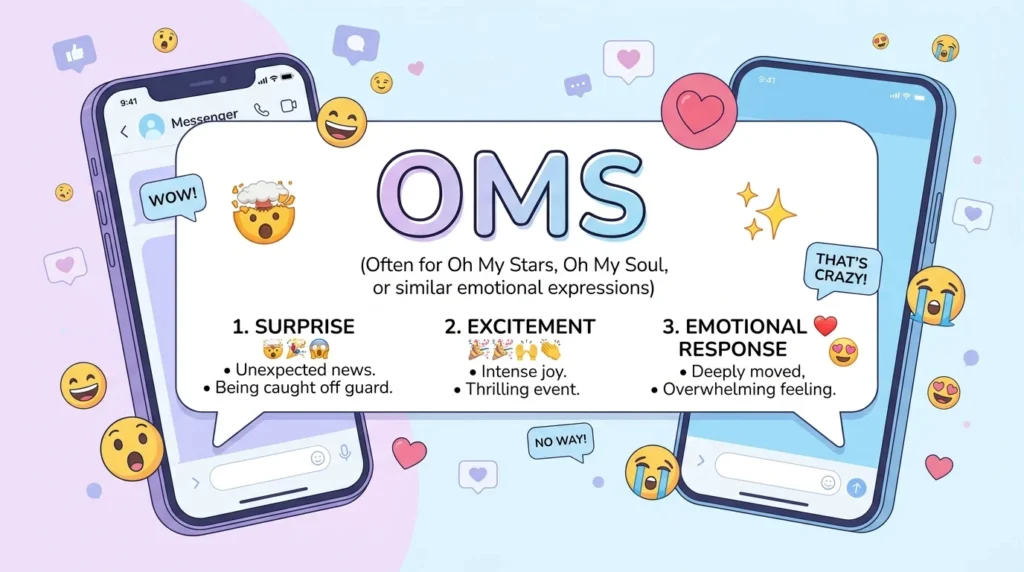 Detailed Meaning of OMS in Text Conversations