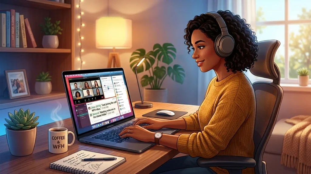 Detailed Meaning of WFH in Text in Different Contexts