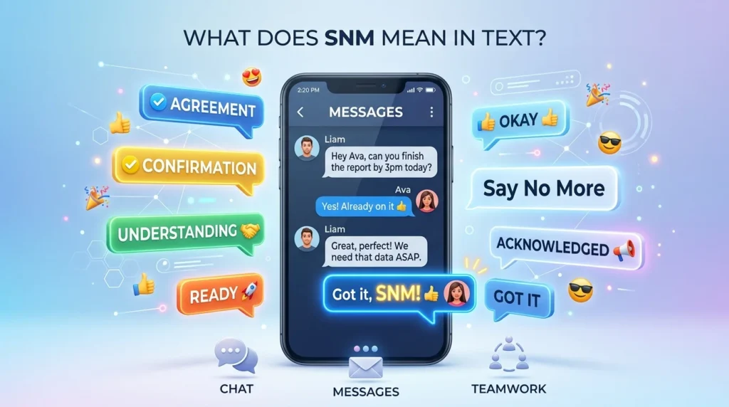 What Does SNM Mean in Text?