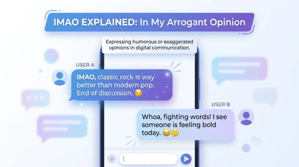 Detailed Meaning of IMAO in Text in Different Contexts