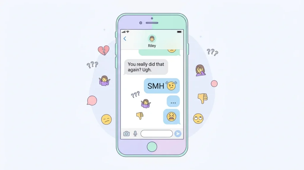 Detailed Meaning of SMH in Text